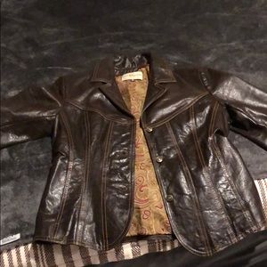 Wilson’s Leather Women’s Brown Leather Jacket (M)